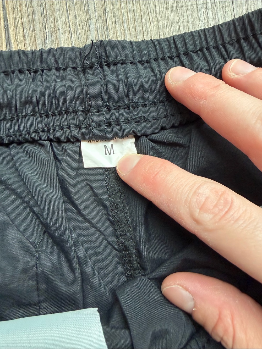 Black Drawstring Shorts - Picture 3 of 3
